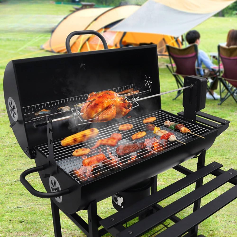 Amazon.co.jp: Tufduzo アウトドア用大型スモーカー - アメリカン BBQ