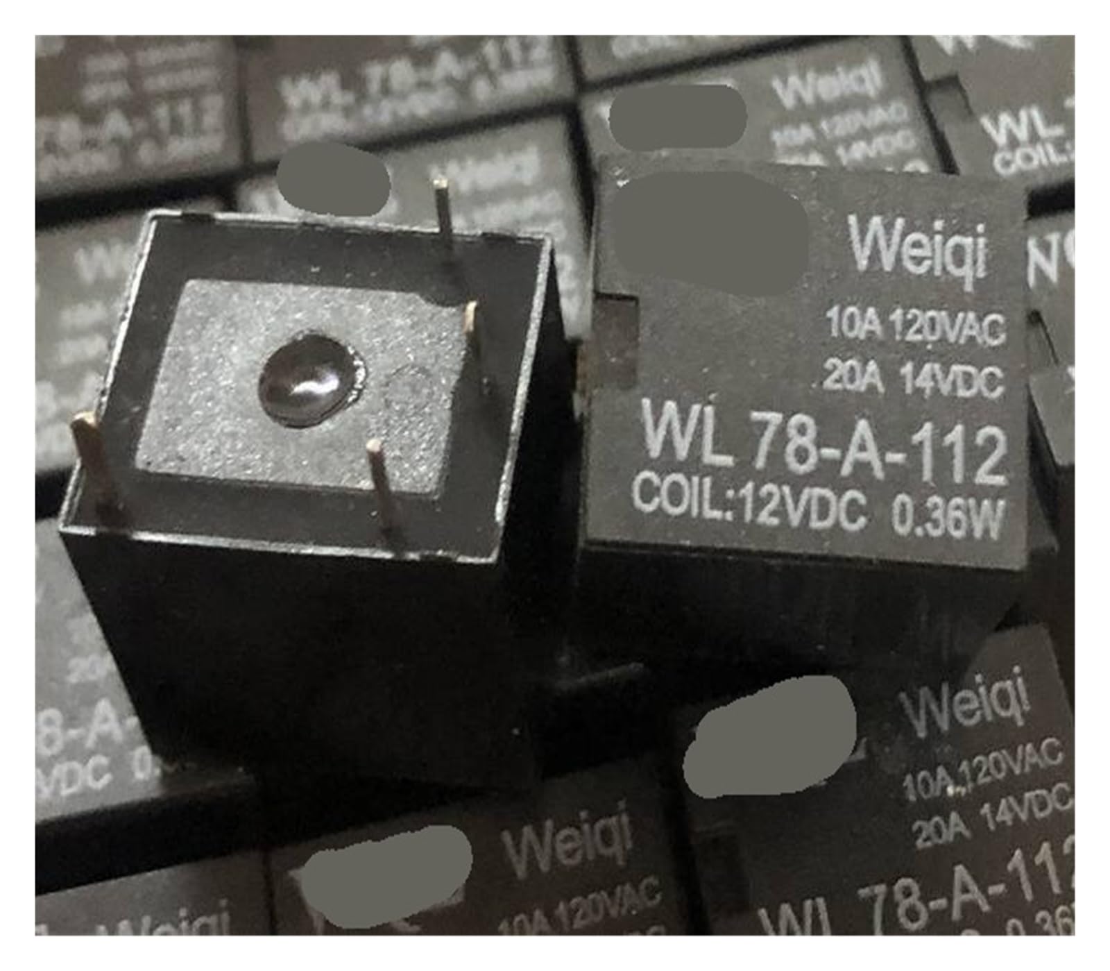 Relais 12VDC T78-1A-12V-20A NISZA à faible consommation 0.36W