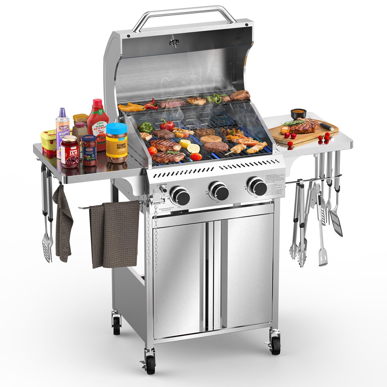 Electactic G31 3-Burner Gas Grill