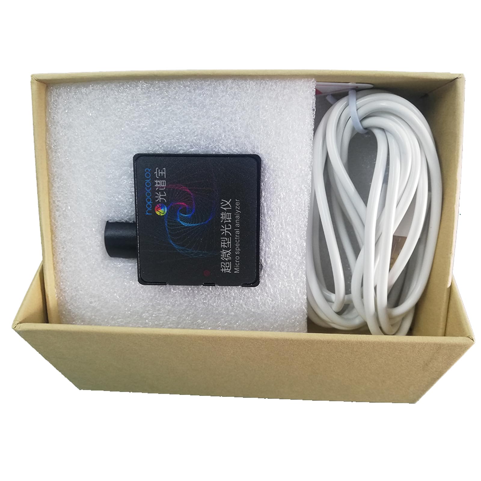 HOPOOCOLOR HPCS300P Mini PAR Spektrometer PPFD Messgerät für Grow Light Test mit PC-Software tragbares Lichtspektrummessgerät
