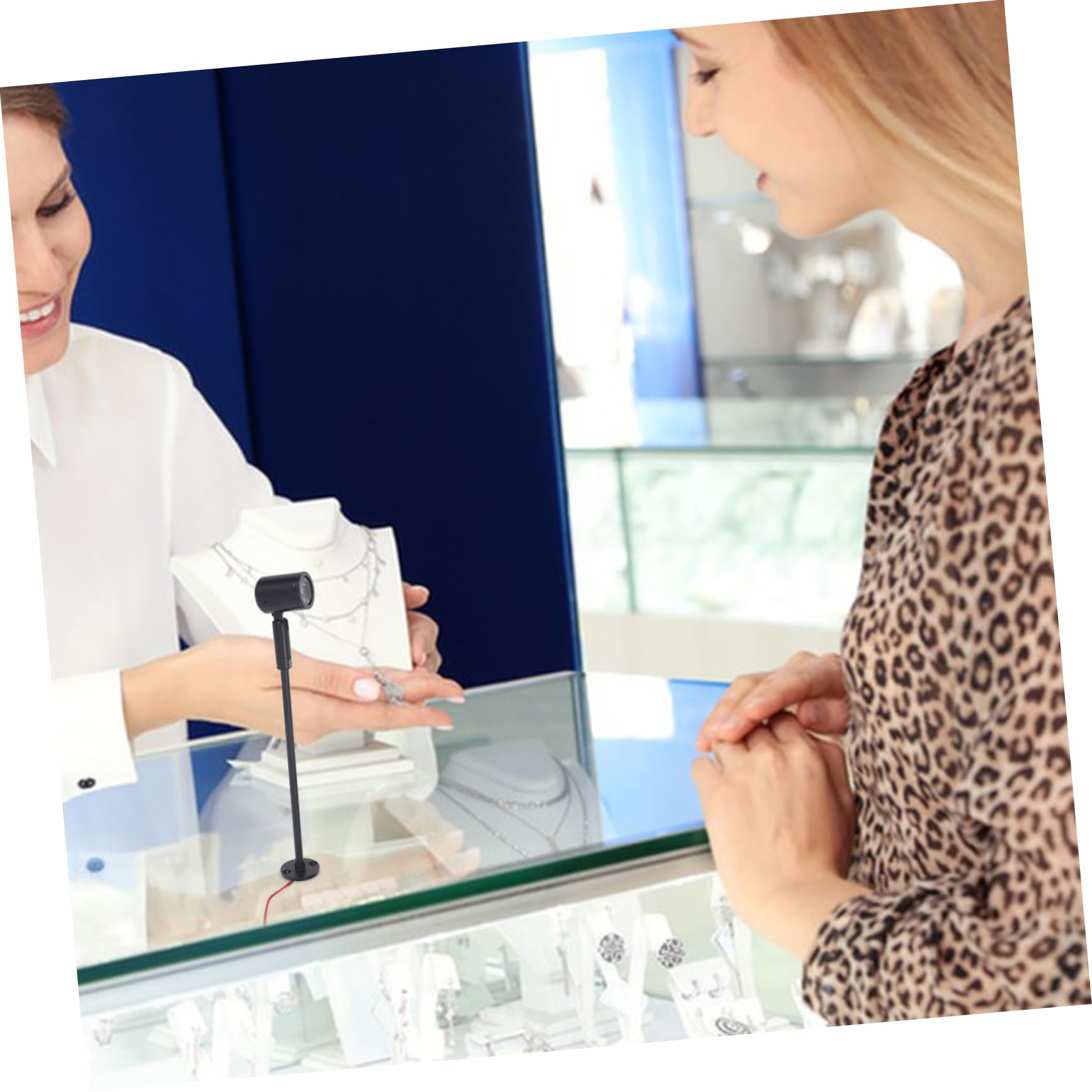 Yardenfun Small Spotlight for Jewelry Showcase LED Cabinet Light Natural Modern Design for Home Display Present Option for Special Occasions