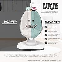 Vista 2 de UKJE Funda protectora para columpio compatible con 4moms o MamaRoo 5, columpio de bebé multimovimiento, forro de columpio para bebé, funda