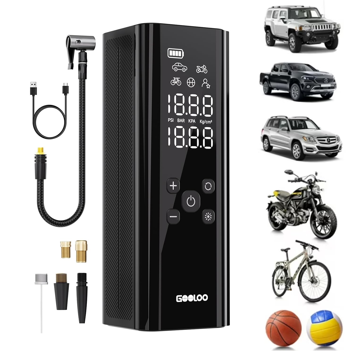 GOOLOO A6 Gear AP150 Elektrische Luftpumpe