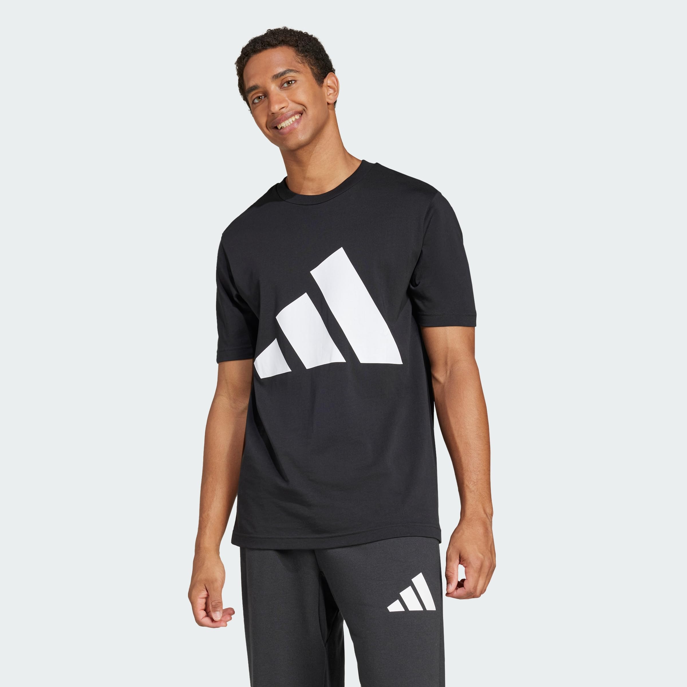Adidas Herren Essentials Big Logo Single Jersey Tee T-Shirt