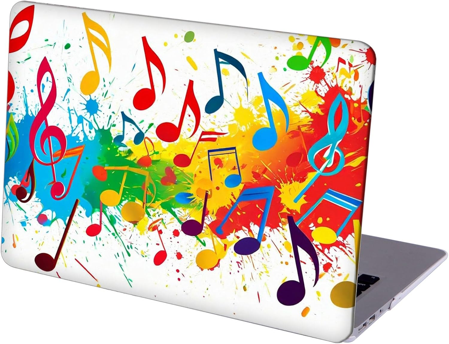 Compatible with MacBook Neo 13-inch, Hard Shell Case with Keyboard Cover and Screen Protector (A3404 A18 Pro chip, 2026 Release) - Music Note MC21764