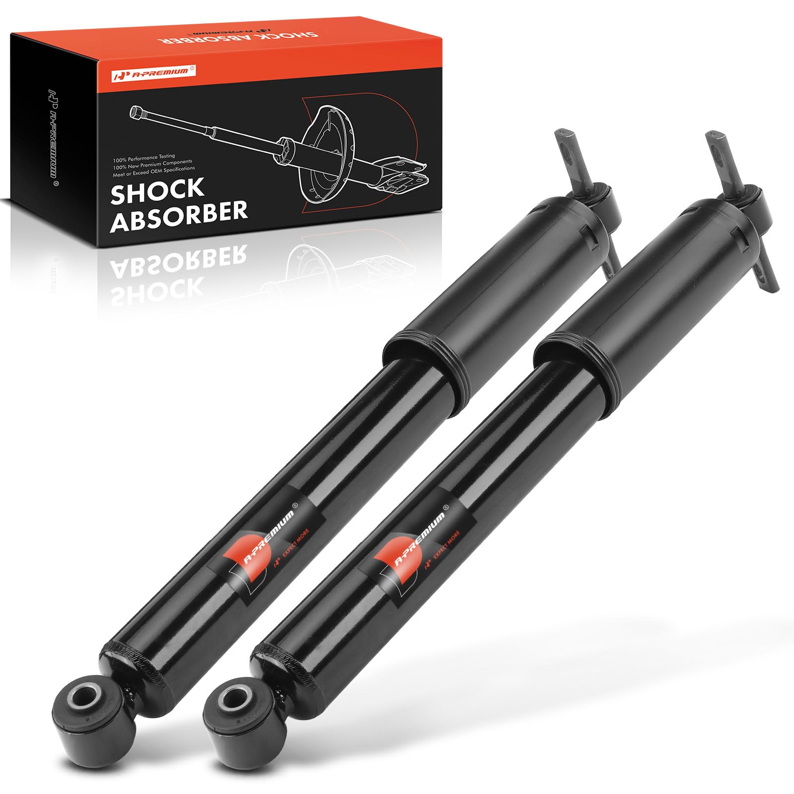 A-Premium Rear Pair (2) Shock Absorber Compatible with Honda