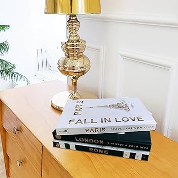 Shu Uemuraブック　おしゃれインテリア Amazon.com: YVPSI 3 Pieces Fashion Decorative Book