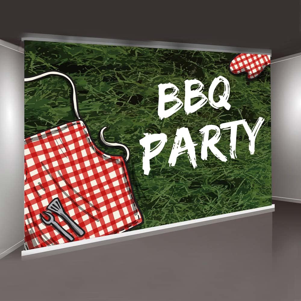 10X7ft BBQ Party Meadow Wild Party Backdrops Photo Booth Props ZYME0650