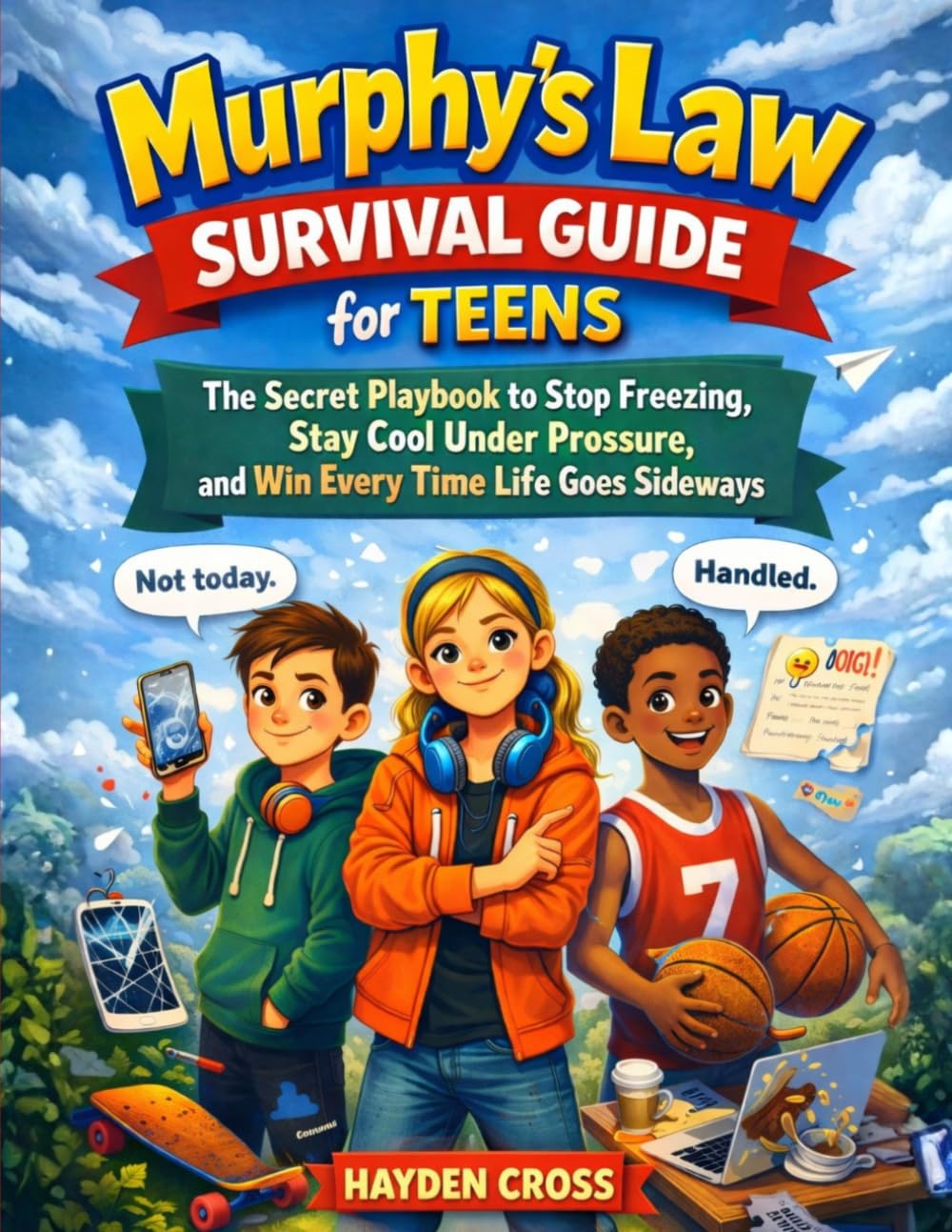 Murphy’s Law Survival Guide for Teens: The Secret Playbook to Stop Freezing, Stay Cool Under Pressure, and Win Every Time Life Goes Sideways