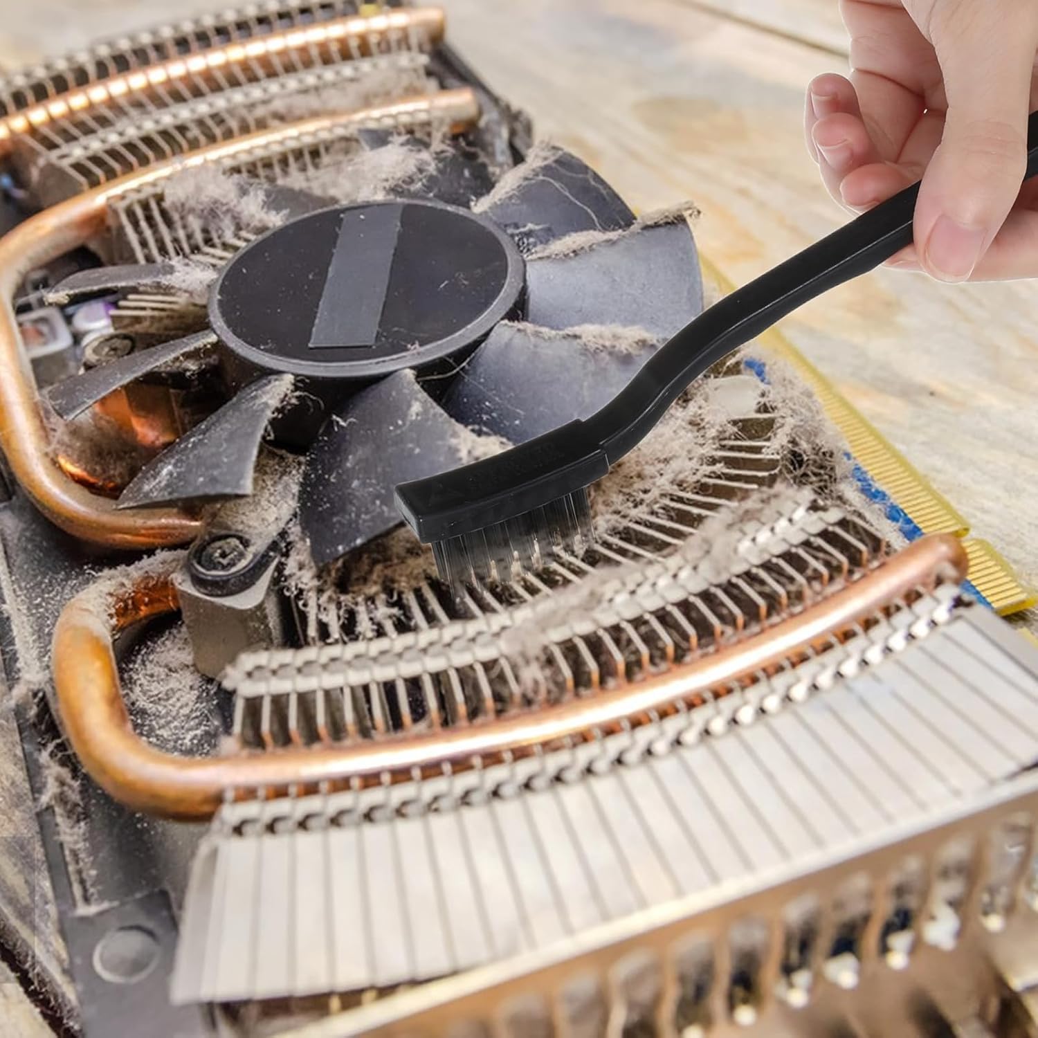 8 Pcs Keyboard Brush Keyboard Cleaning Kit Anti Static Brush Mini Pp Handle Nylon Anti Static Electronic Dust Electronic Dust Cleaning Brushes for Computer and Small Spaces image 7 of 7 B0FB3KMC4F