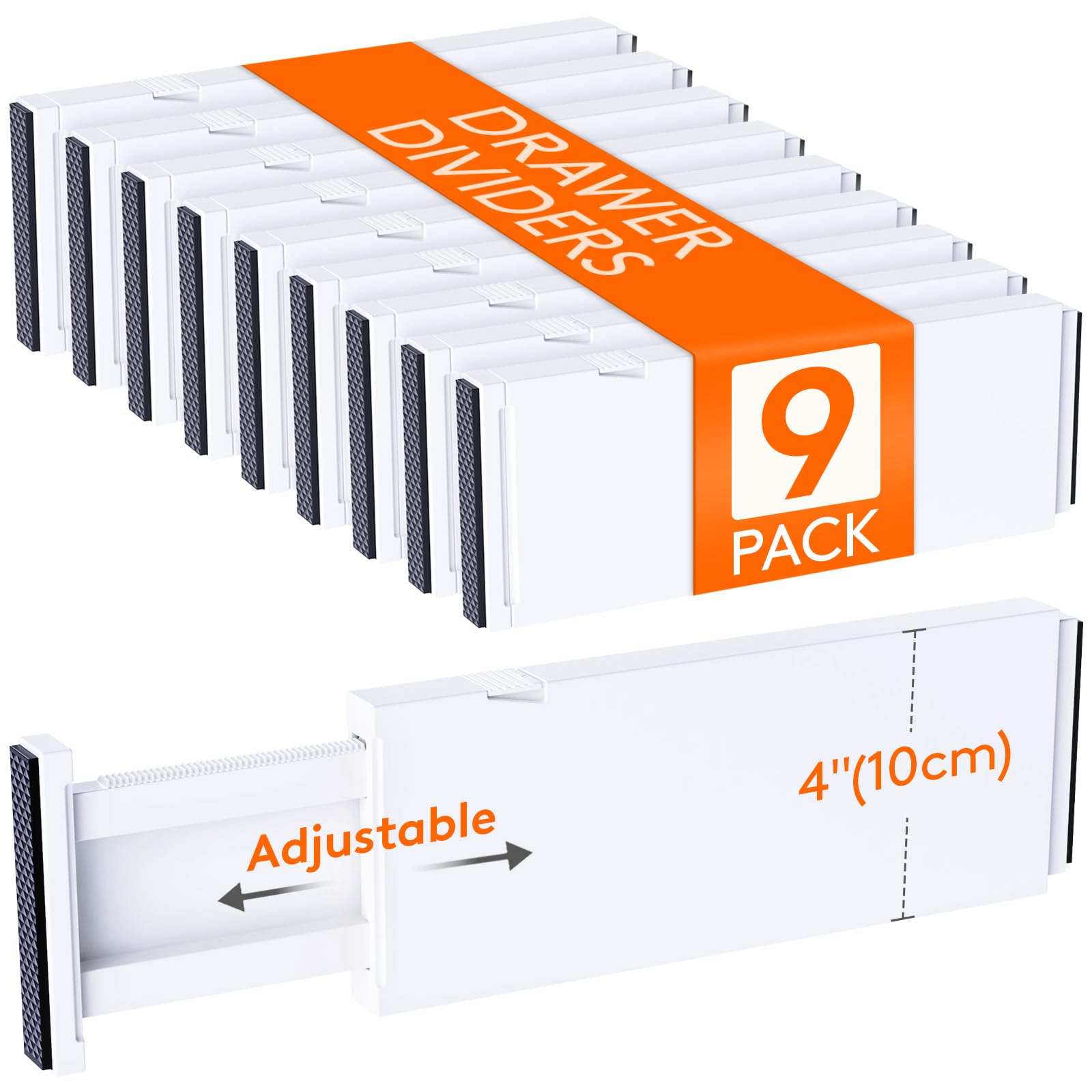 Lifewit 9 Pack Drawer Dividers 4