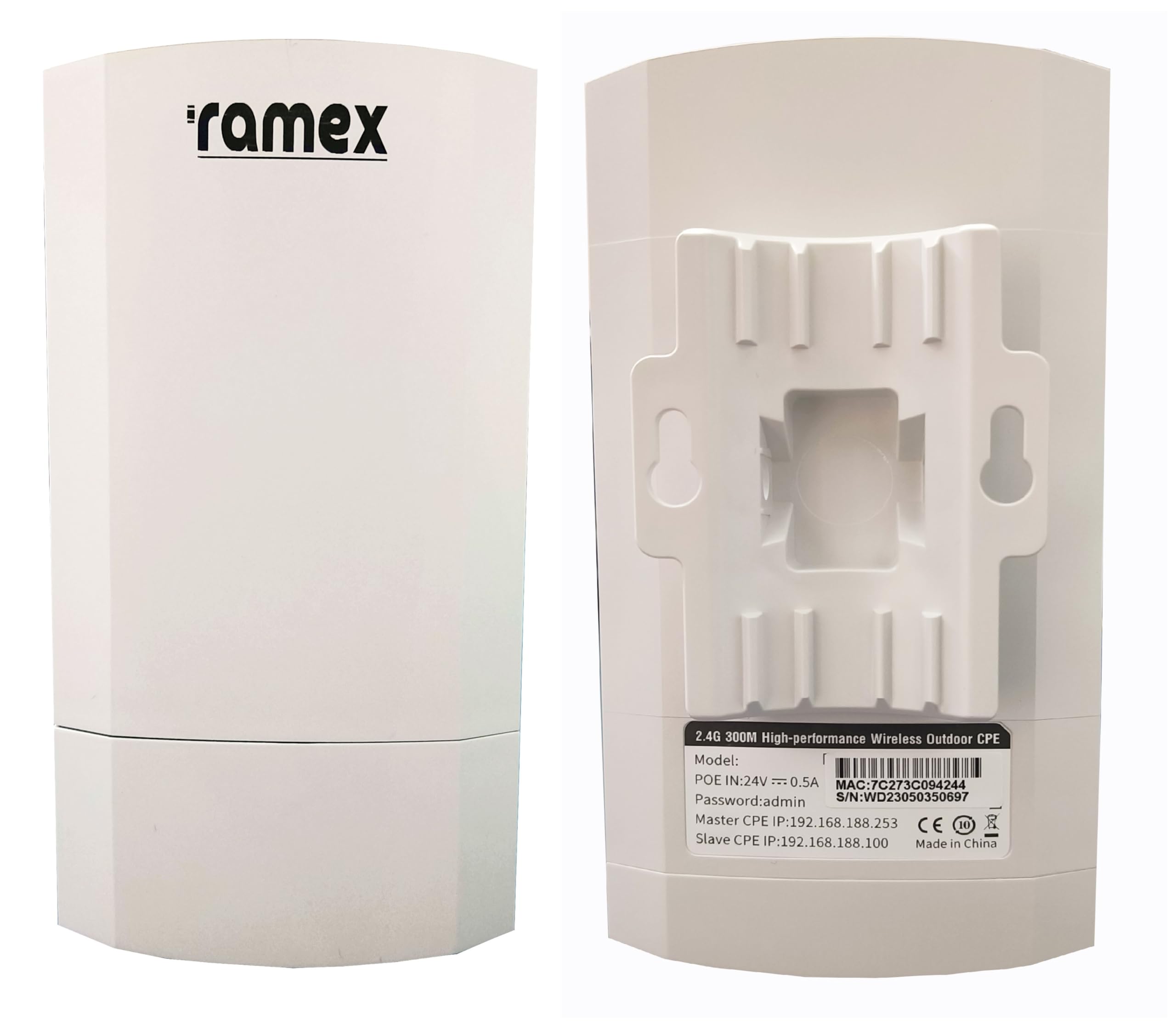Pair of 300Mbps Indoor-Outdoor CPE Wireless PTP Bridge/CPE Point To Point Wireless Access Point For Upto 1KM Wireless Transmission Solution-image-21