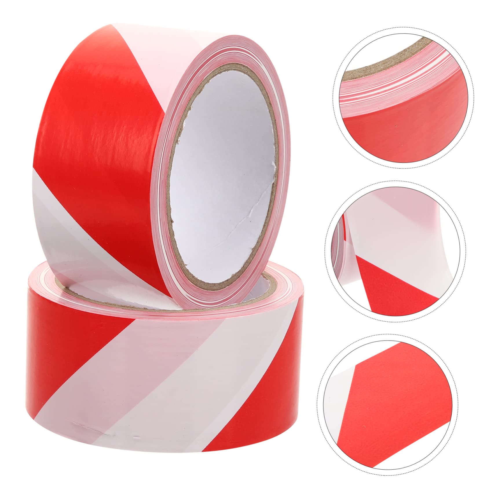 Amosfun 5 Set Nastro Segnaletico Pe Non Adesivo Resistente Strappo E Intemperie Per E Sicurezza Zone Pericolose 2 * 5