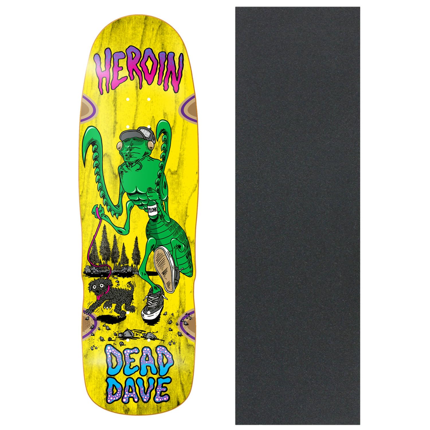 HEROIN ヘロインDEAD DAVE スケートボードデッキ　10.1×32 HEROIN ヘロインDEAD DAVE スケートボードデッキ 10.1×32