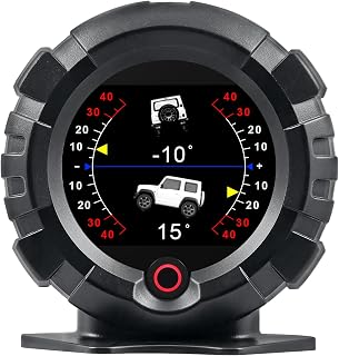 ARTILAURA GPS Speedometer Inclinometer Off-Road Angle Slope Meter Altimeter Tilt Car Overspeedometer Alam