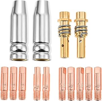 14PCS Mig Welder MB15 AK MIG Welding Gun Accessory Kit
