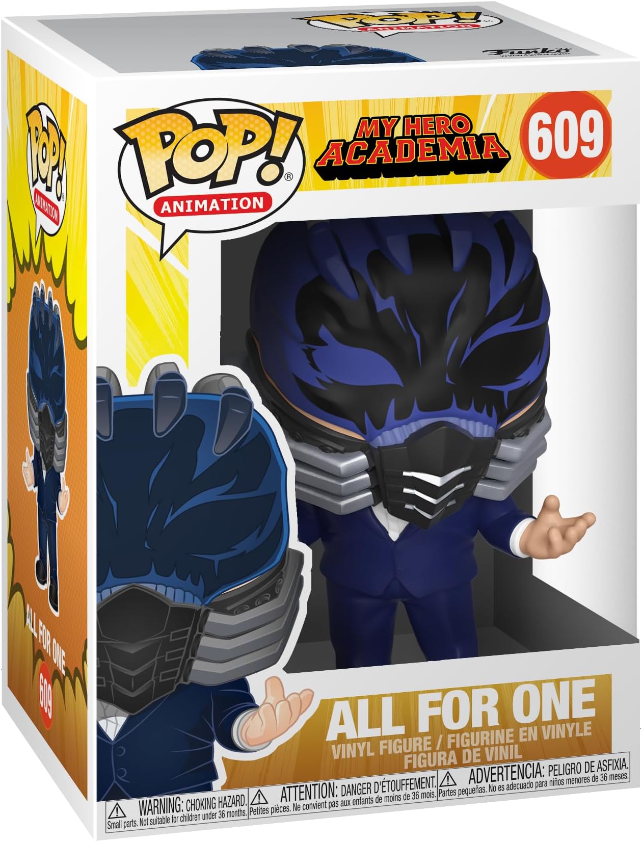 Pop! Vinyl Animation: My Hero Academia (MHA) - (MHA) - All for One for One - Collectable Vinyl Figure - Gift Idea - Official Merchandise - Toys for Kids & Adults - Anime Fans