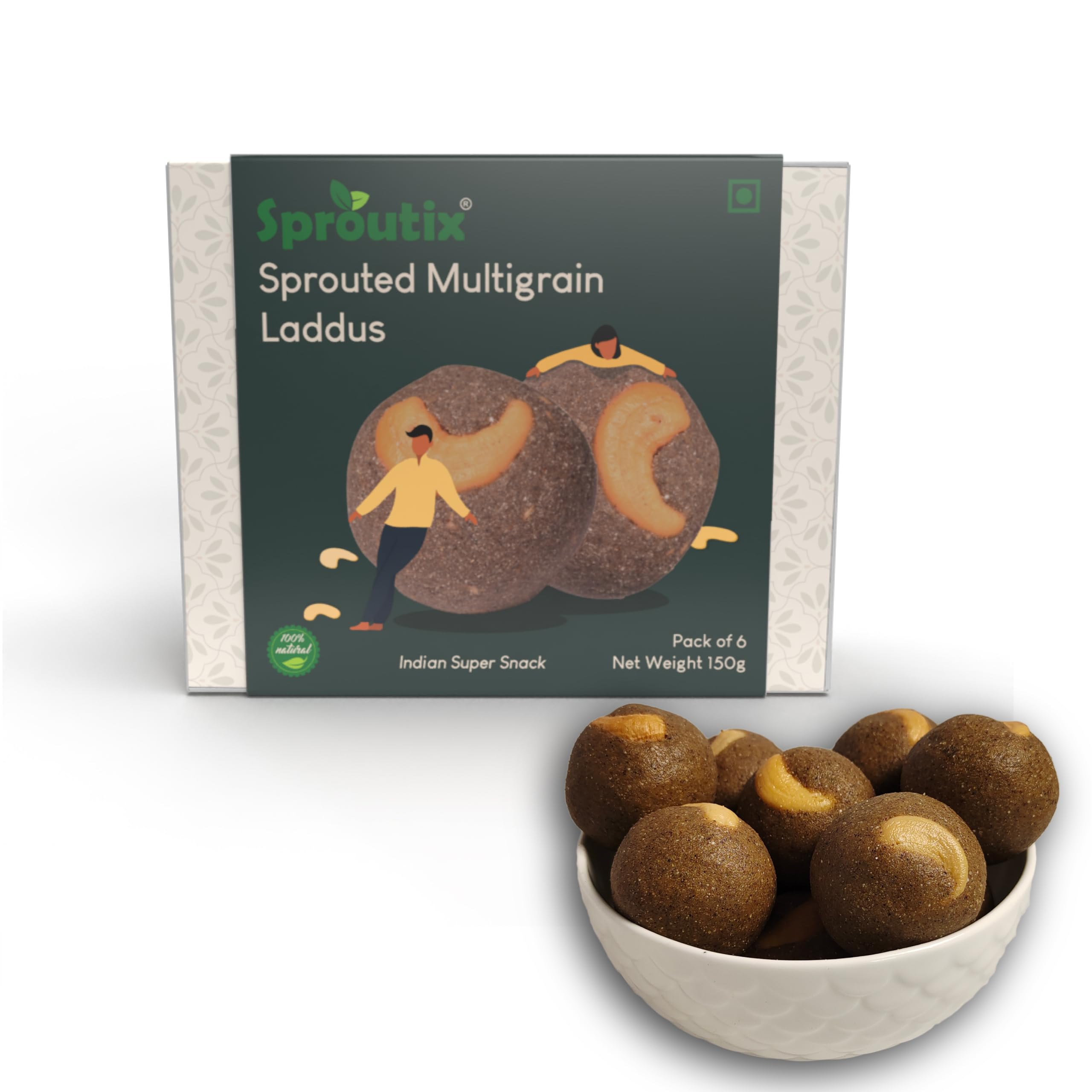 See full amazon price history chart for SPROUTIX - Sprouted Multigrain Laddu | All Natural Ingredients | Traditional Indian Ghee Sweet Mithai Ready to Eat Cereals, Pulses, Millets, Nuts, Jaggery and Desi Ghee (Pack of 1) SPROUTIX - Sprouted Multigrain Laddu | All Natural Ingredients | Traditional Indian Ghee Sweet Mithai Ready to Eat Cereals, Pulses, Millets, Nuts, Jaggery and Desi Ghee (Pack of 1) (B0CQM42PQY) Amazon Price History, Amazon Price Tracker
