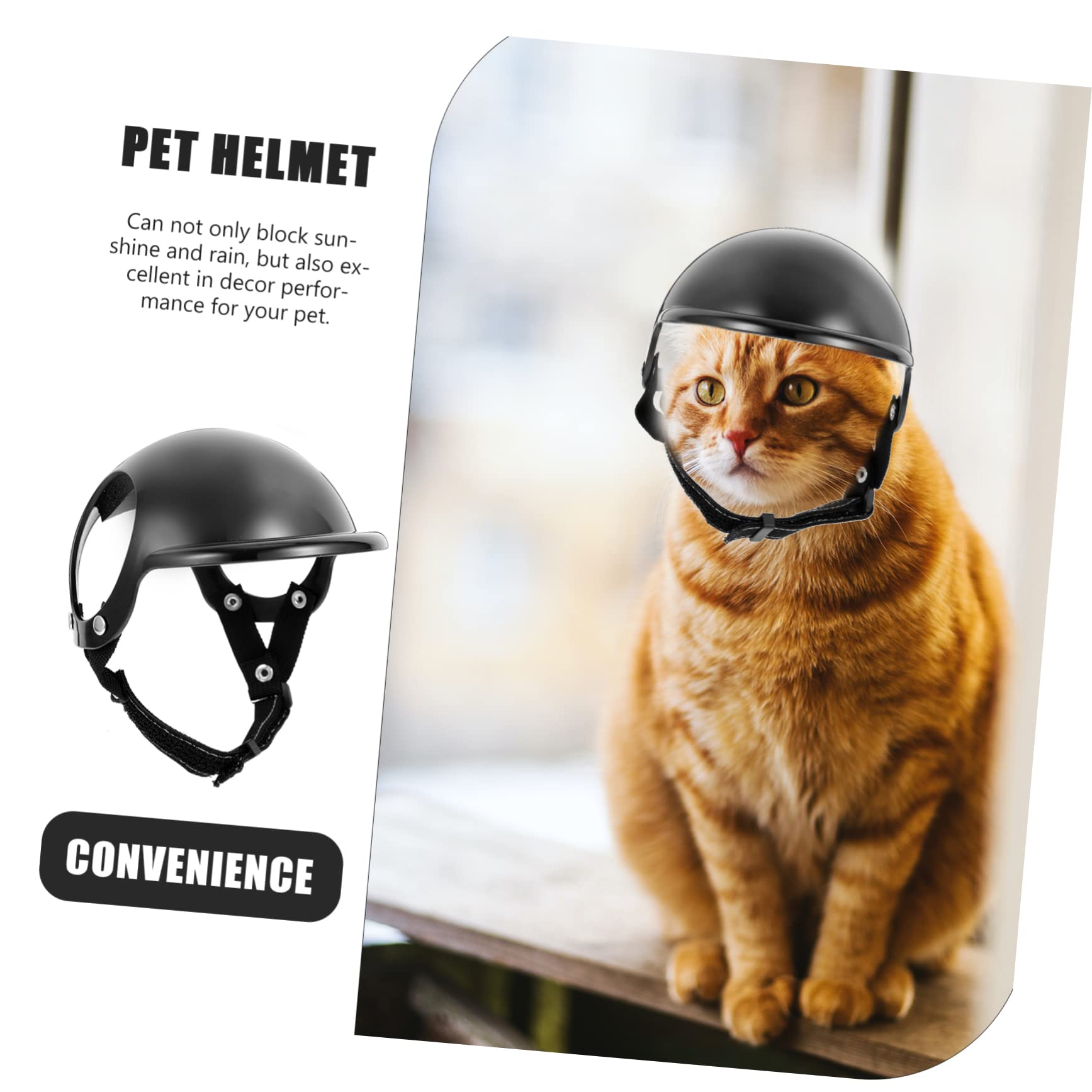 Mipcase 2piezas Casco De Seguridad para Perros y Gatitos Decorativo Sombrero Ligero y Duradero Correa Accesorio para Fiestas y Eventos