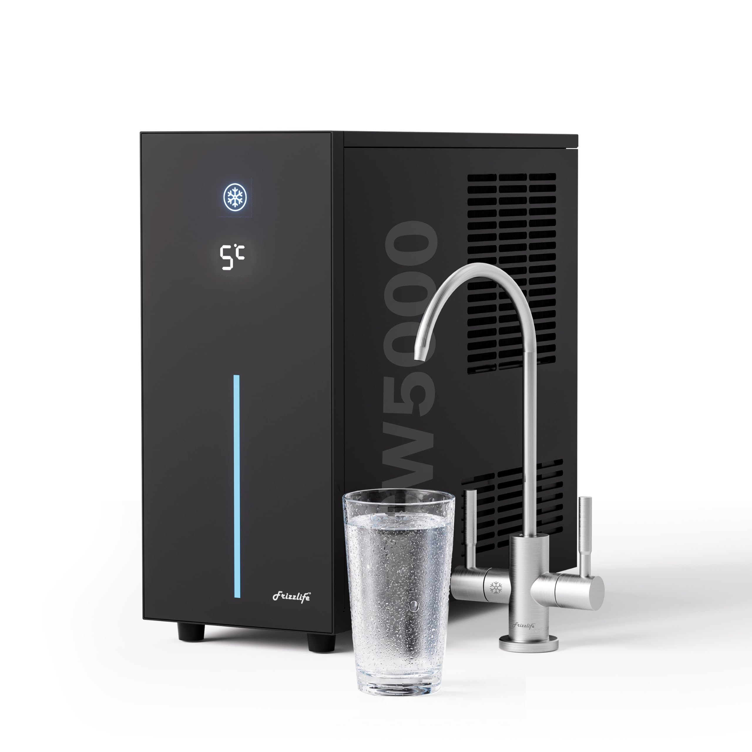 Frizzlife CW5000 Raffreddatore d'acqua sottolavello per filtri acqua