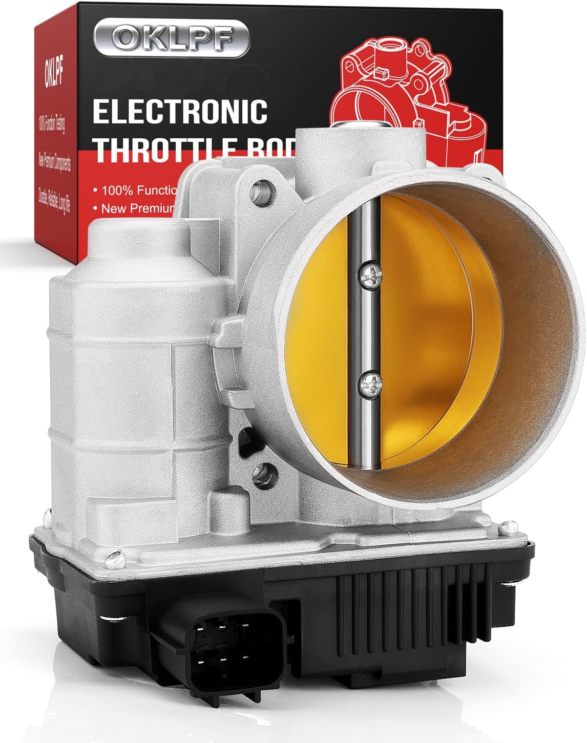 OKLPF Throttle Body Compatible with Nissan 350Z 03-08,Altima 02-06,Maxima,Murano,Quest 04-09,Compatible with Infiniti FX35,G35 03-07,I35 02-04,M35 06-08, V6 3.5L Throttle Body Replace#161198J100