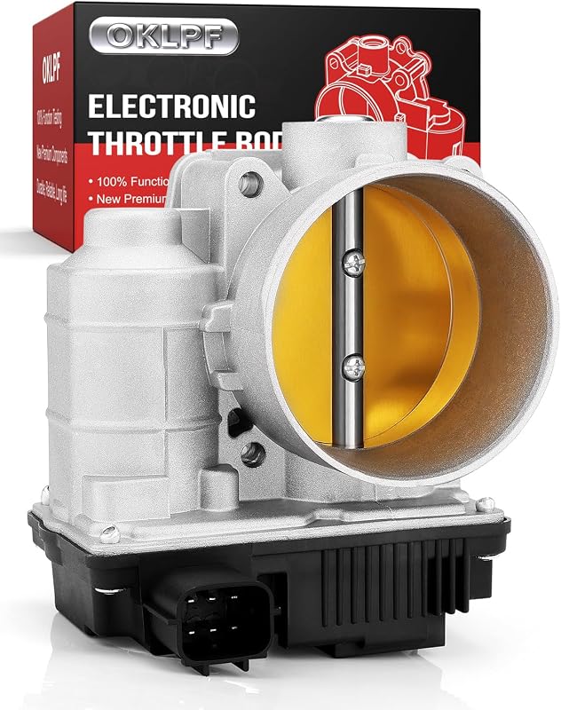 OKLPF Throttle Body Compatible with Nissan 350Z 03-08,Altima 02-06,Maxima,Murano,Quest 04-09,Compatible with Infiniti FX35,G35 03-07,I35 02-04,M35 06-08, V6 3.5L Throttle Body Replace#161198J100