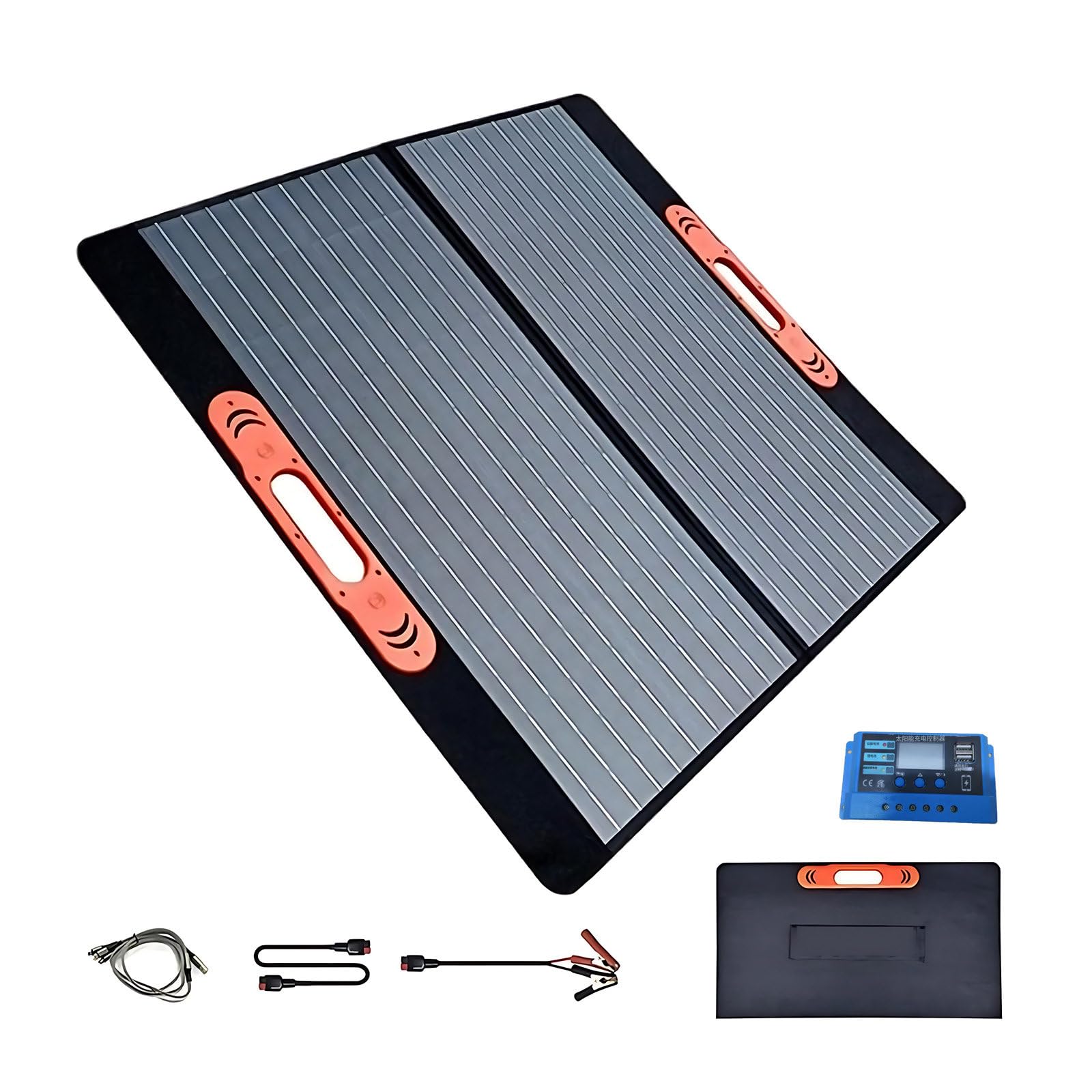 Przenośny Panel Solarny 200w Do Kampera, Składany Zestaw Z ładowarką Do Stacji Zasilania, Wysoka Wydajność I Wsparcie Dla Mc4 100W
