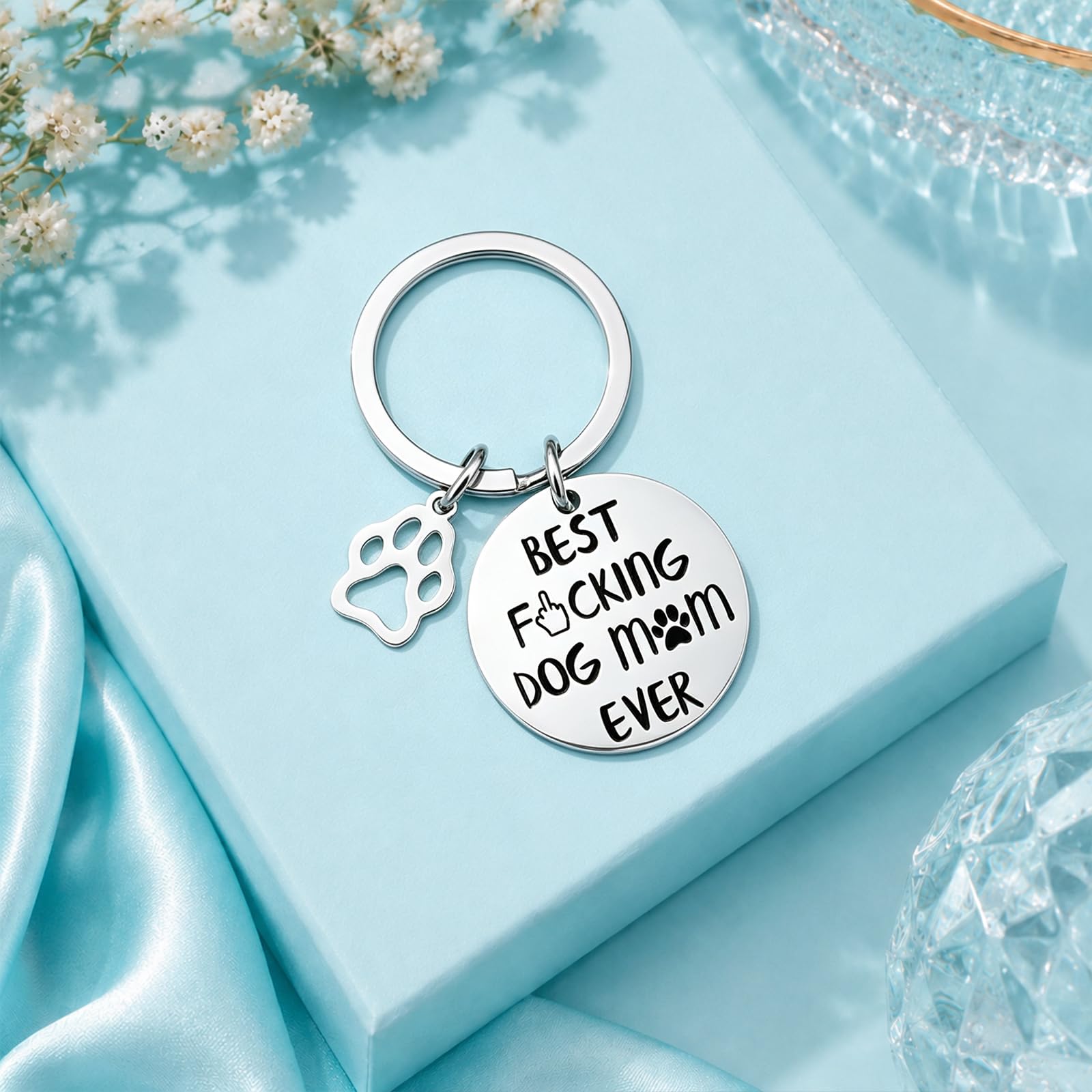 Hunde-Schlüsselanhänger, Geschenk für Hundeliebhaber, Frauen, Teenager, Mädchen, lustiges Haustierbesitzer, Geschenk für Hundebesitzer, Geschenk für Hundebesitzer, Geschenk für Hundebesitzer, Geschenk