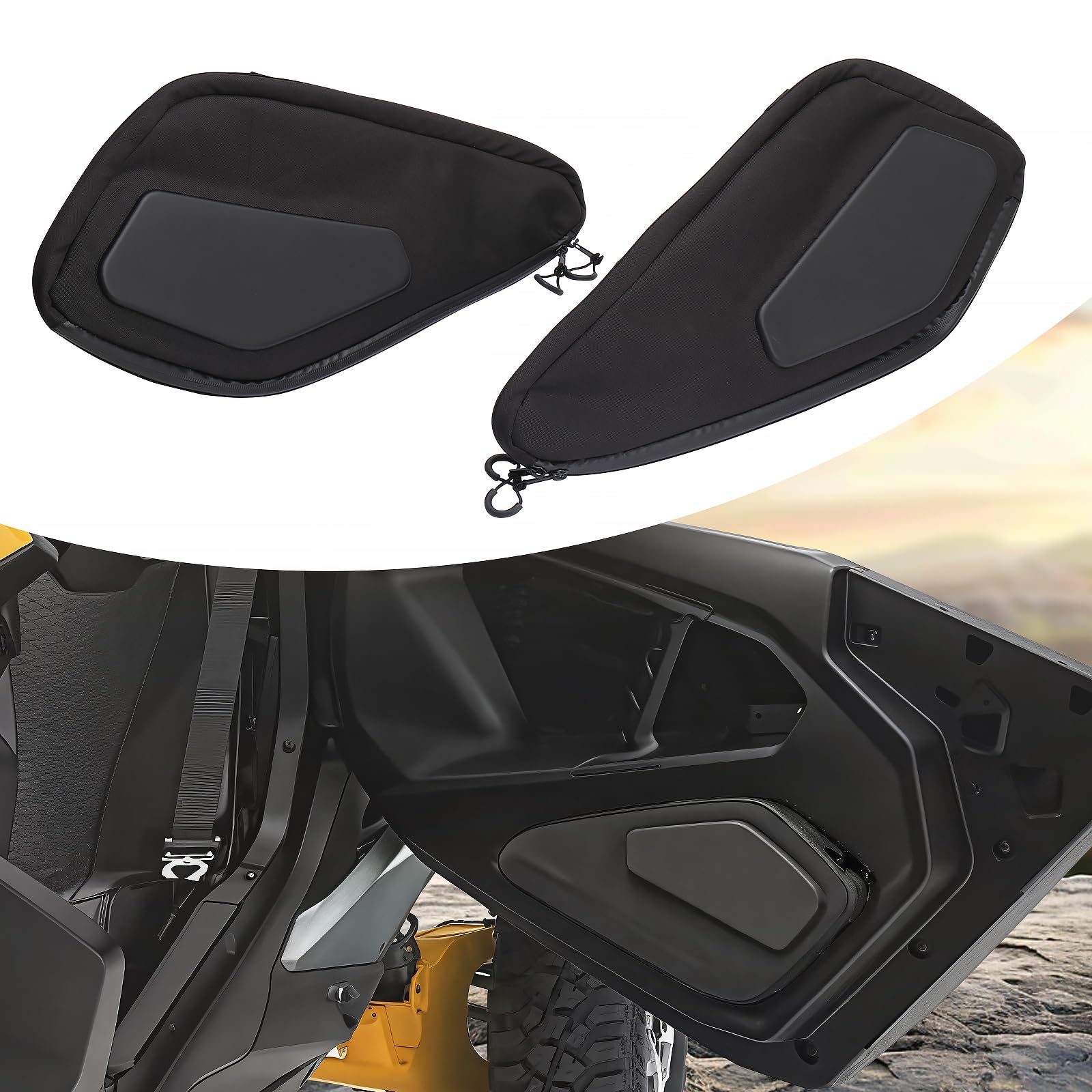 Amazon.com: FWXEOZ Lower Door Bags for Can Am Maverick R UTV