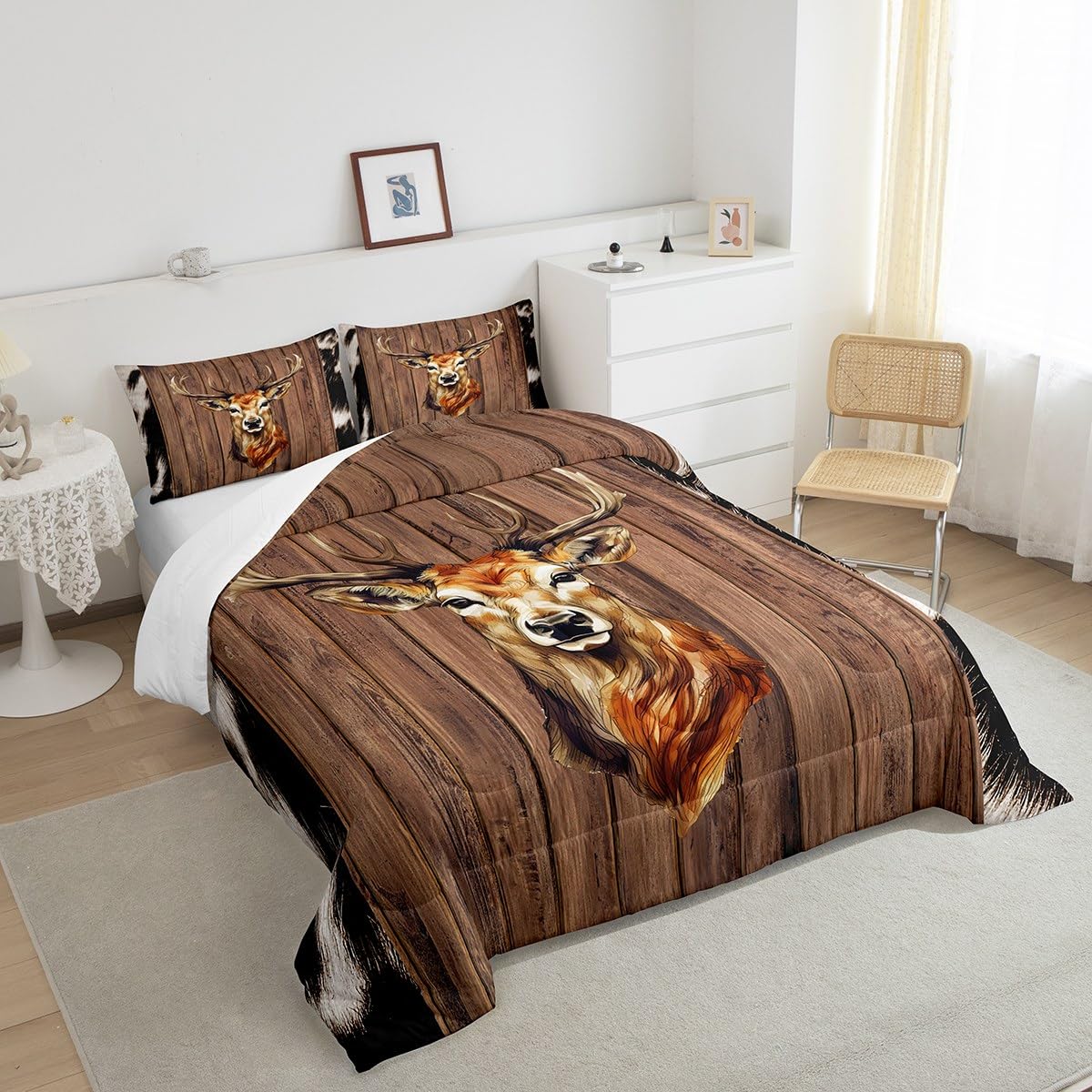 Manfei Parure De Lit 2 Pièces Avec 1 Taie D'oreiller En Polyester