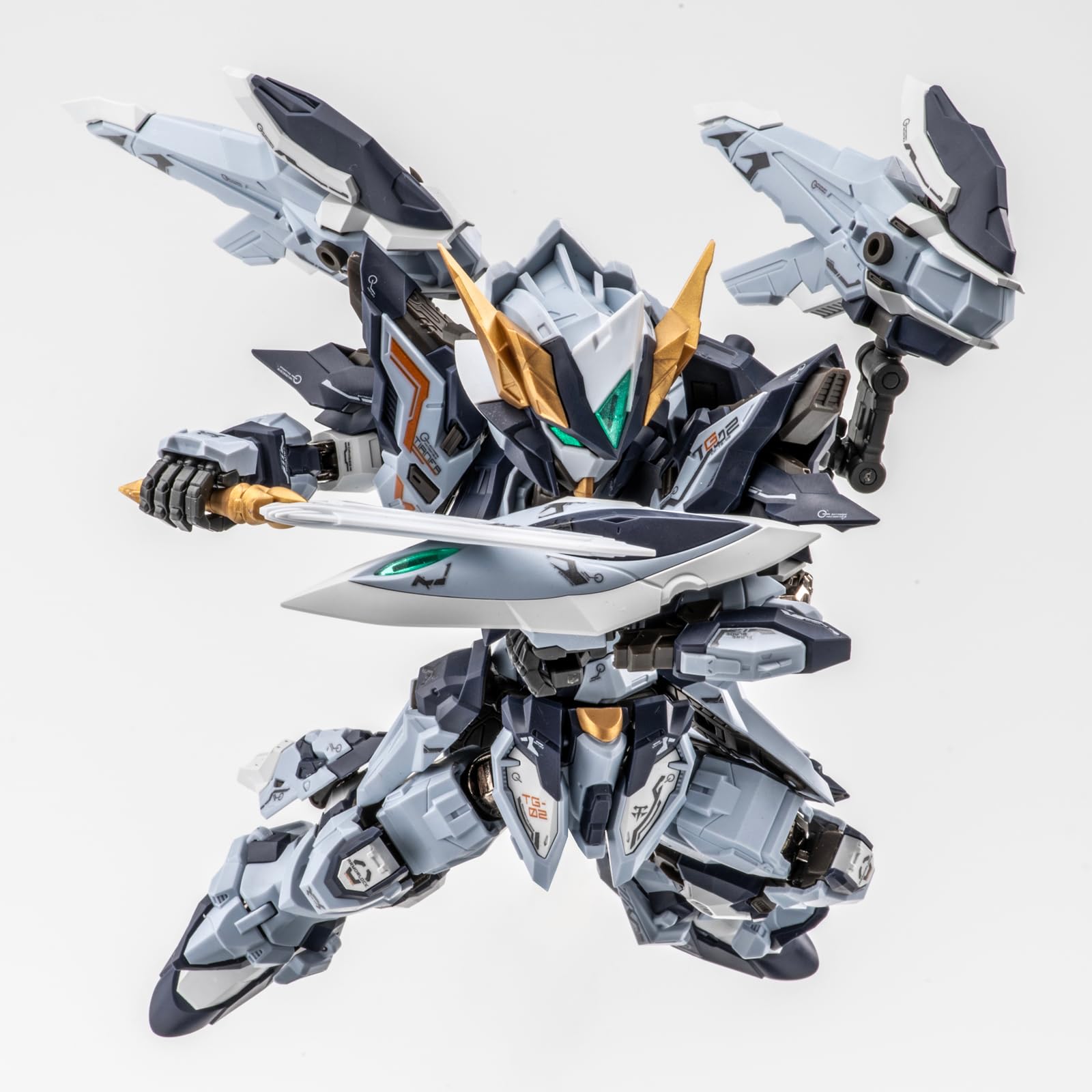 16CM Plastic Mecha Model Action Figures Kits, Mech Knight Tian FA, Alloy Frame, Multifunctional Platform, Easy to Assembl