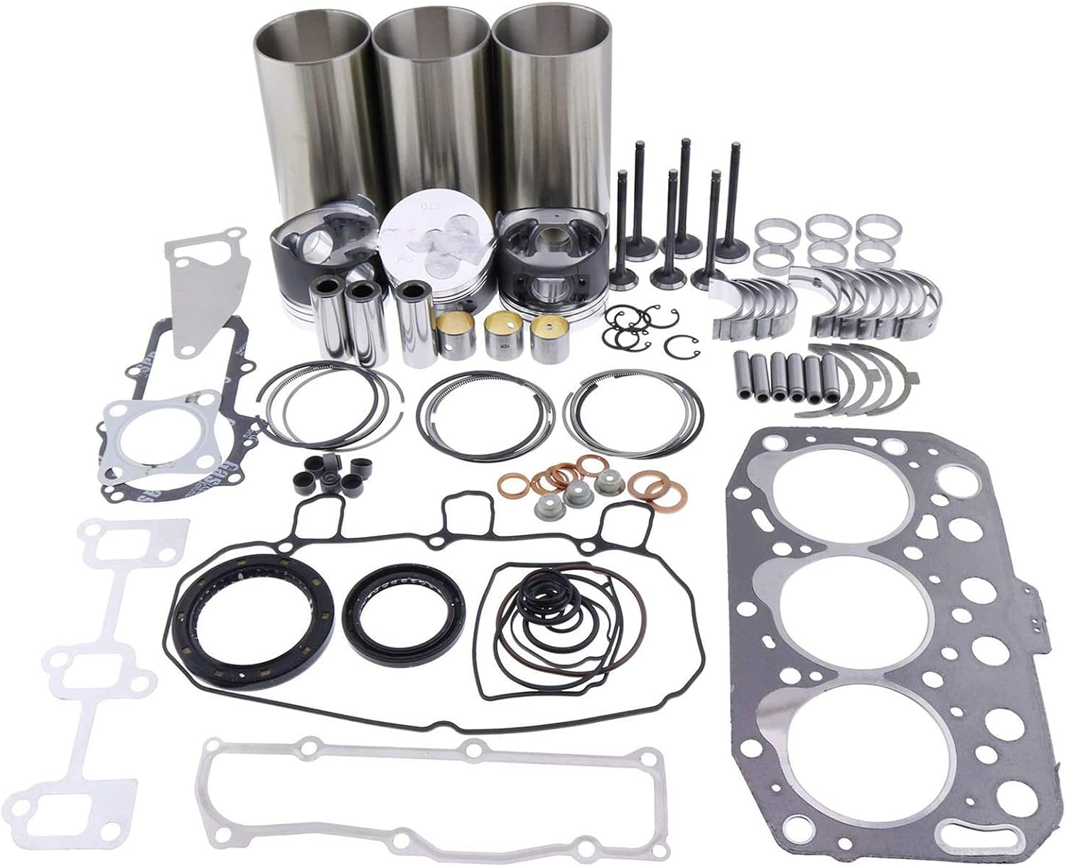 D902 Engine Overhaul Rebuild Kit Compatible for Kubota RTV900G RTV900G9 RTV900R RTV900R6 Vehicle Replacement