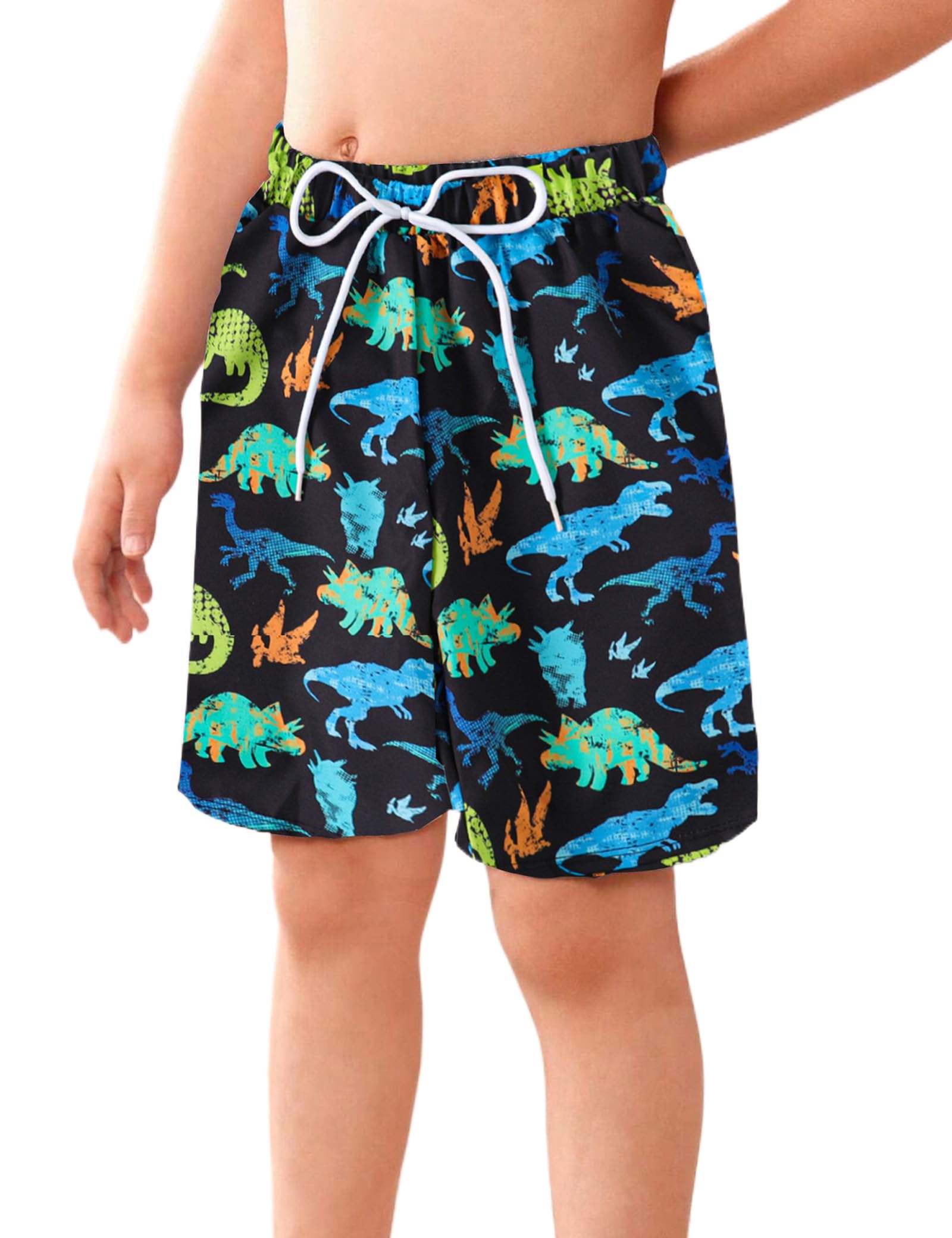 aichilra Boys' Swim Trunks Kids Bathing Suit Beach Swim Trunk Quick Dry Swimsuit 5-14T