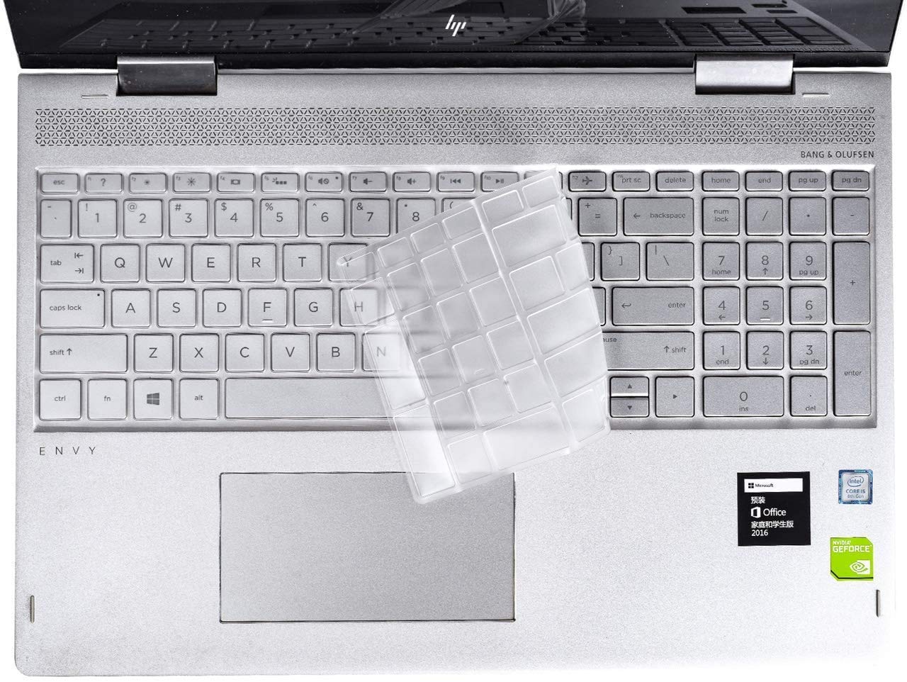 Oaky Keyboard Cover Compatible with HP 15 Thin & Light 15.6-inch FHD Laptop Laptop 15s-gr0010au 15.6 inch Ultra Thin TPU Clear Keyboard Skin Protector