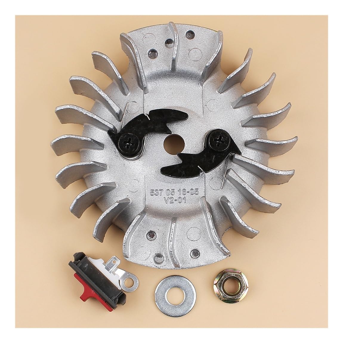 Kit de pièces mécaniques tronçonneuse 268 272 XP clé Woodruff écrou volant moteur et interrupteur