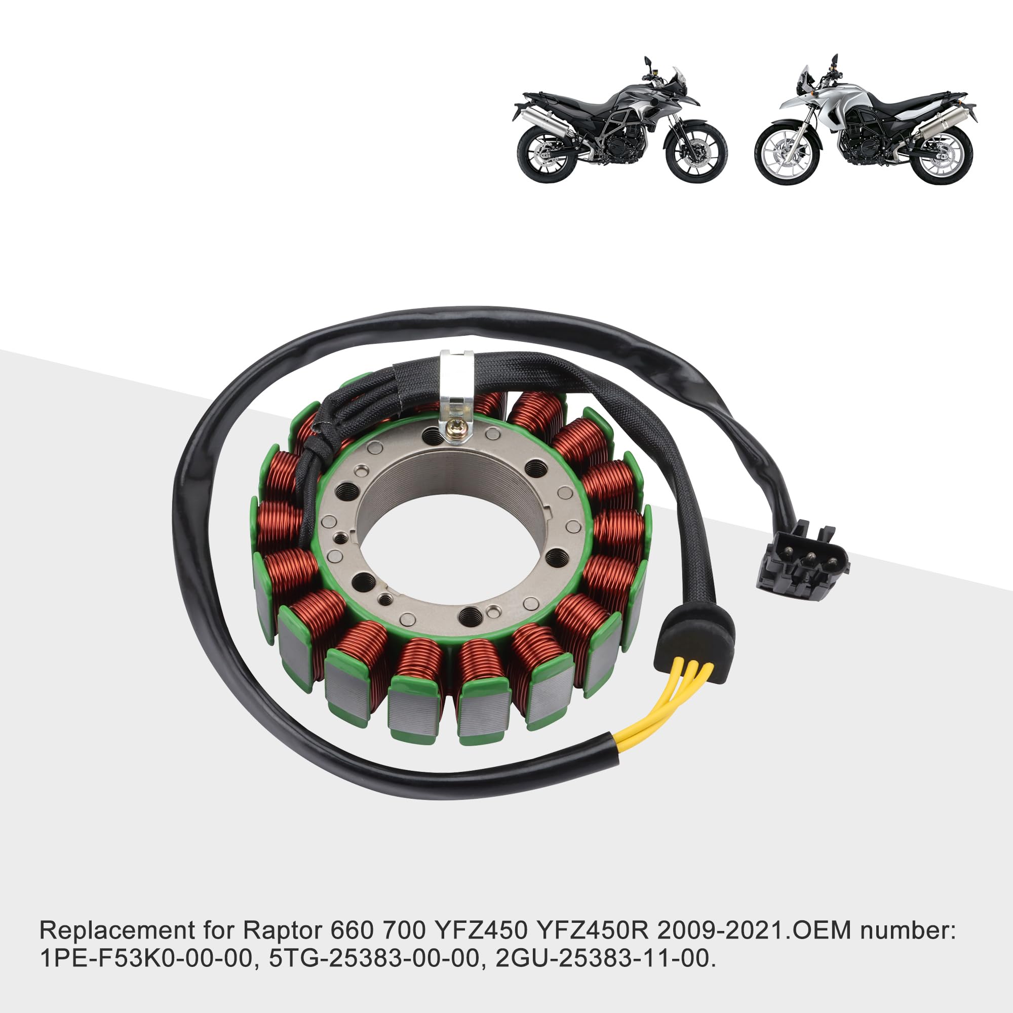 GOOFIT 18 Bobina Motocicleta Magneto Estator Bobina Generador de Encendido Accesorios del Motor Reemplazo para 650 750 800 F650GS 2009-2014 F700GS F800R F800S F800GS F800ST F800GT F800 F650 GS ST R