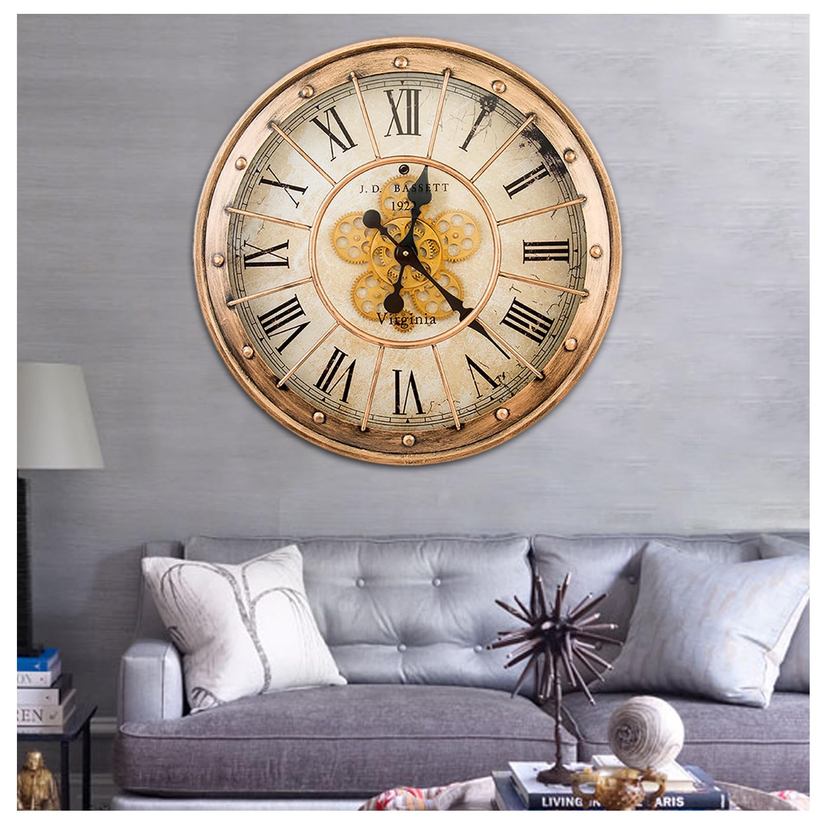 アウグスブルク日時計　アンティーク　書斎インテリア アウグスブルク日時計 アンティーク 書斎インテリア