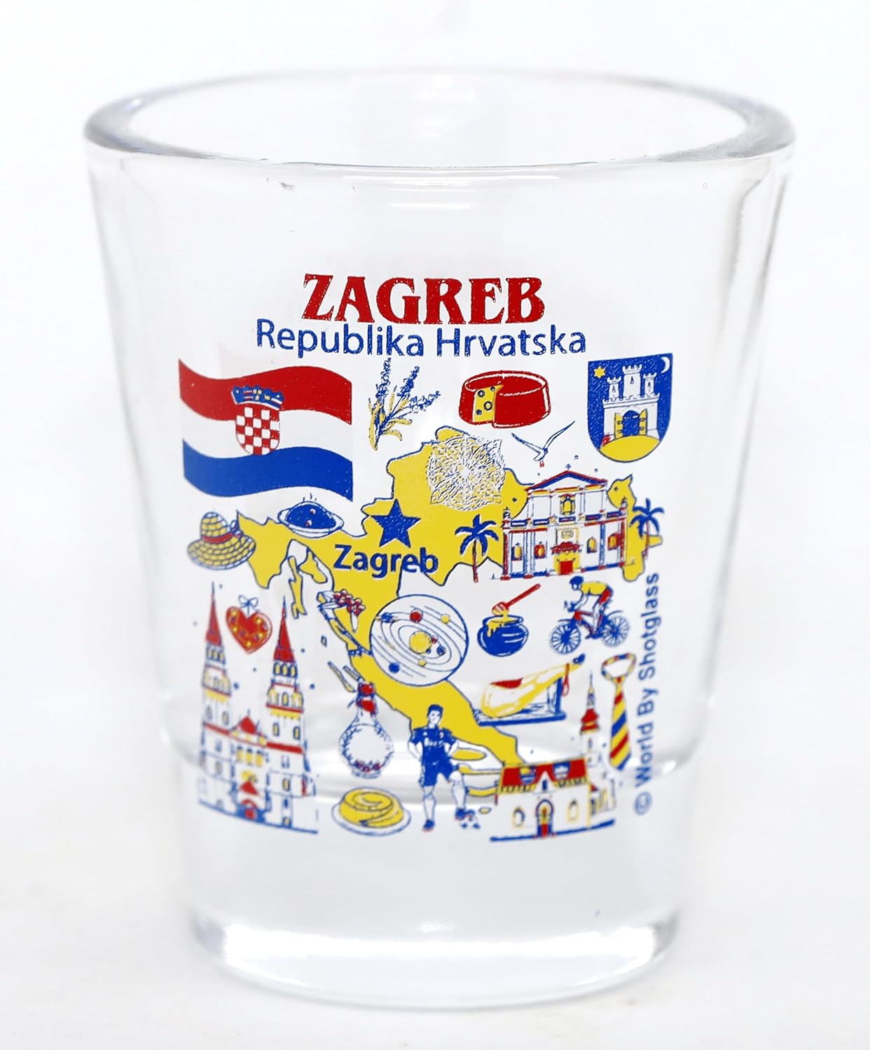 Croatia Souvenir Boxed Shot Glass Set (Set of 6)