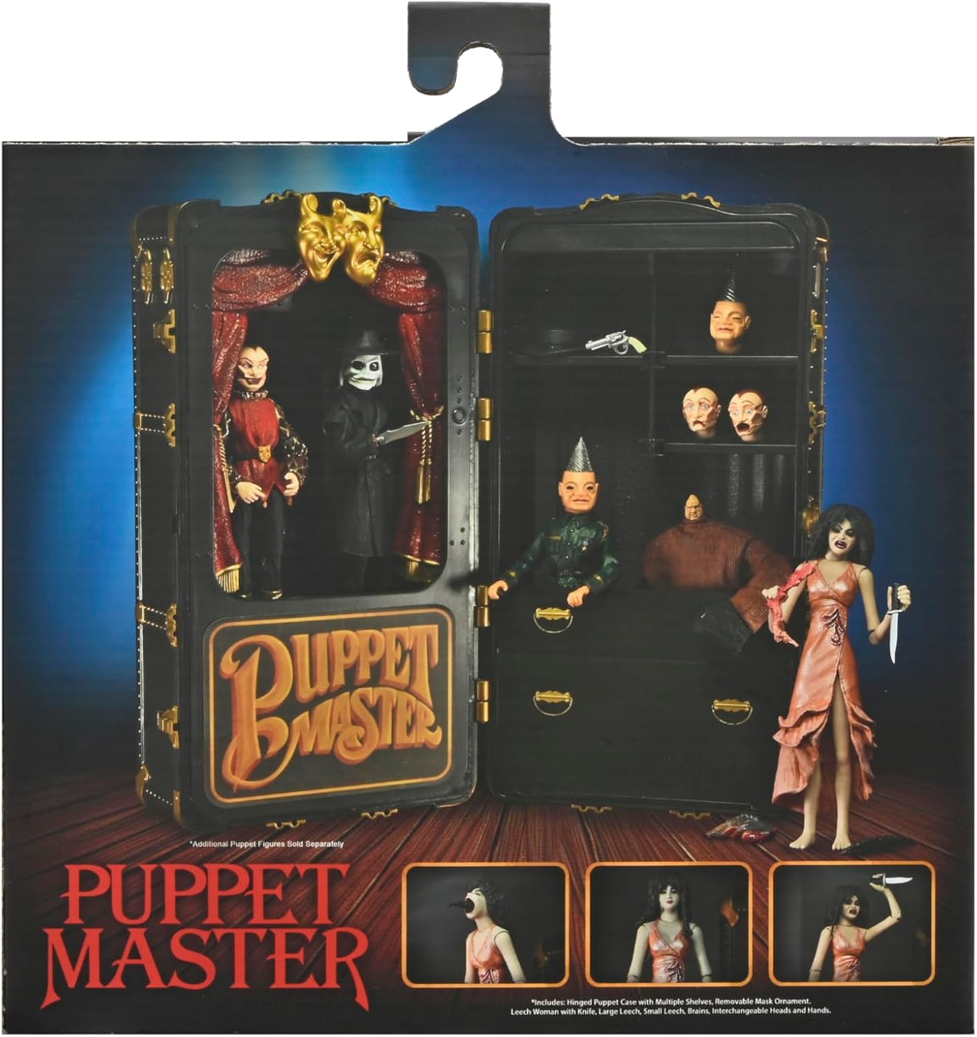 NECA - Puppet Master - 7" Scale Action Figure - Leech Woman and Toulon's Puppet