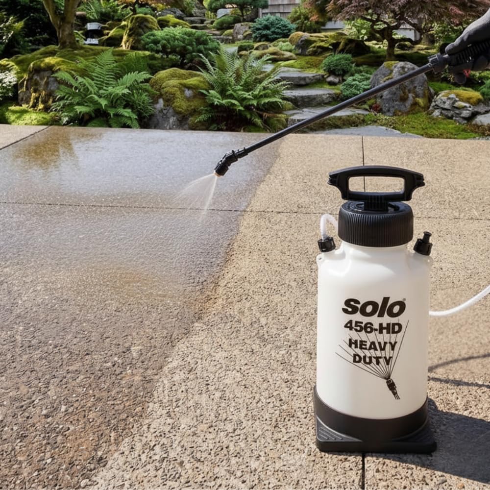 SOLO Pulverizador de Tanque Resistente 456-HD de 2.25 galones con Sellos Viton y Juntas tóricas