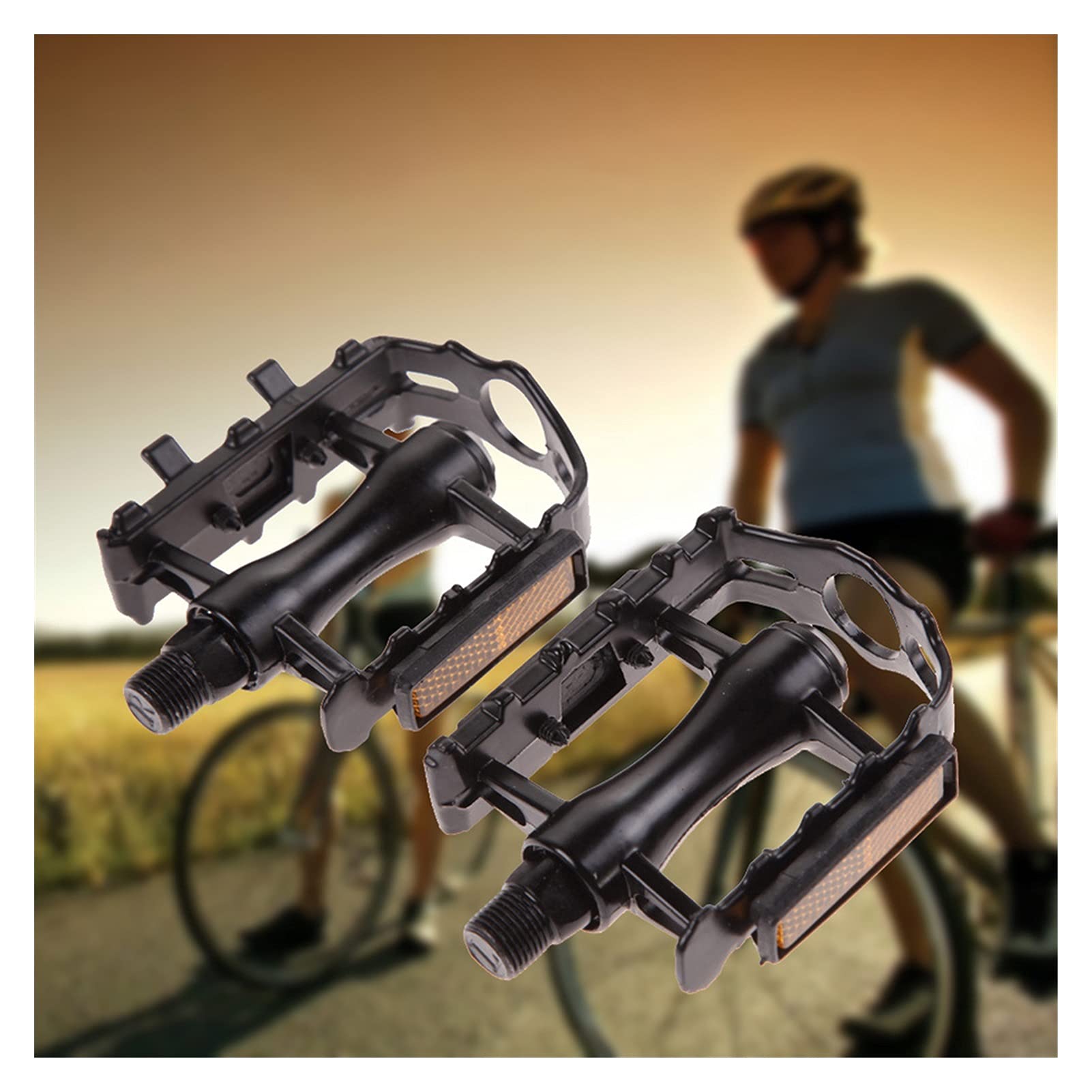 Pedały, Pedały rowerowe, 1 para rowerów MTB Część rowerowa Pedał Kolarstwo Stop aluminium Ultralekkie, puste, płaskie pedały klatkowe