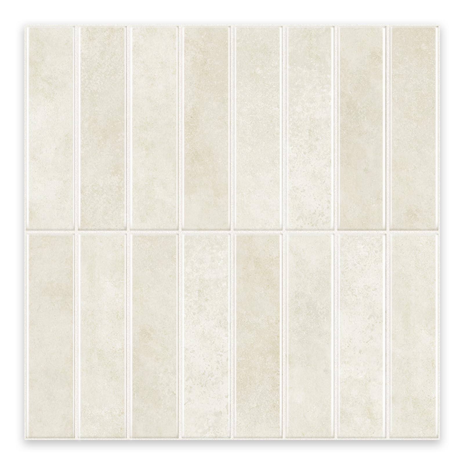Photo 1 of Tretizl 10 Sheets Thicker Design Peel and Stick Backsplash, Self Adhesive Wall Tiles, Stick on Backsplash for Kitchen and Bathroom, 11.8"x11.8",Beige
