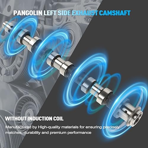 Miniatura 2 de PANGOLIN Árbol de levas de escape del lado derecho sin bobina de inducción para Jeep Dodge Ram Promaster 150025003500 3.6L 2011-2020, 5184378AE,