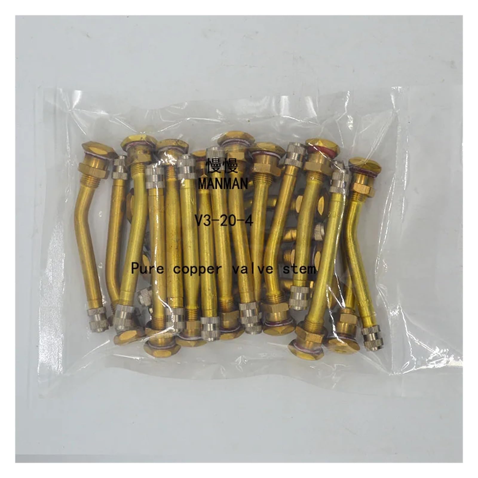 Prolunga valvola 20 Pezzi di Estensione della valvola dell'Aria for Pneumatici in Ottone for Auto, Camion e Moto