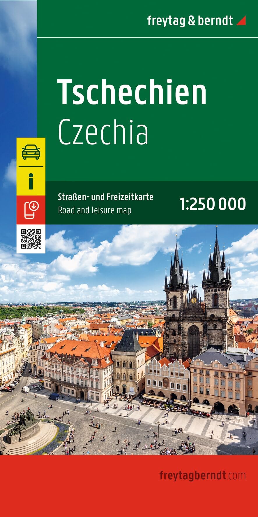 Czechia Road and Leisure Map - 1:250,000: AK 7605