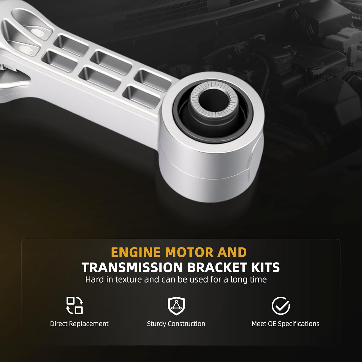 Engine Motor Mount Transmission Bracket Kits, for Hyundai Elantra/ Accent/ Veloster, for Kia Rio/ Forte 2011-2017, #OE A71047 A71029 A71093