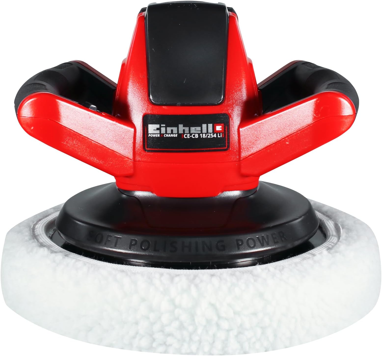 Einhell Power X-Change Cordless Car Polisher and Buffer - 18V, 2500 RPM, Battery Powered 254mm Disc Polisher - CE-CB 18/254 Li Solo Polishing Machine (Battery Not Included)