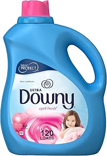 Downy Ultra Liquid Laundry Fabric Softener, April Fresh Scent, 120 Loads