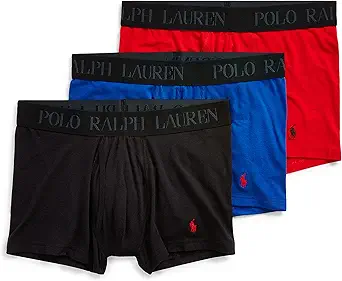 POLO Ralph Lauren Men's 4d Flex Cotton Modal Stretch Boxer Briefs 3-Pack