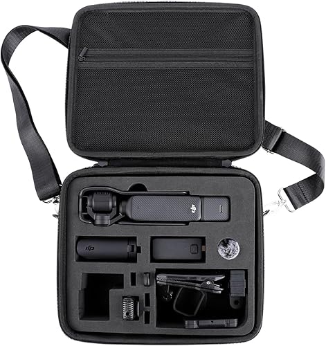 PellKing Osmo Pocket 3 Caso, bolsa protectora de almacenamiento de PU portátil para DJI Osmo Pocket 3 Creator Combo Accesorios